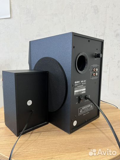 Колонки для компьютера sven ms-301, 2,1