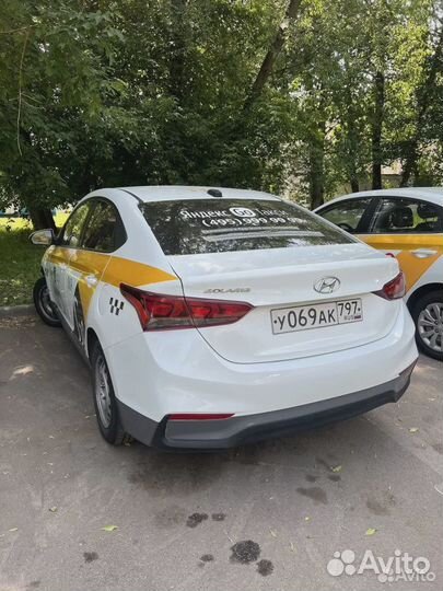 Аренда авто под такси Hyundai Solaris