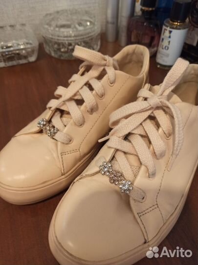 Кеды натуральная кожа 37 Massimo Dutti