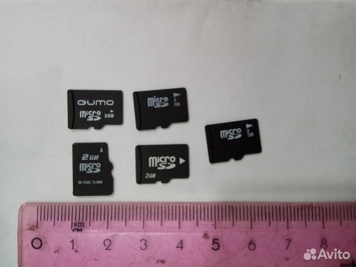 Карты памяти Micro SD, б/у