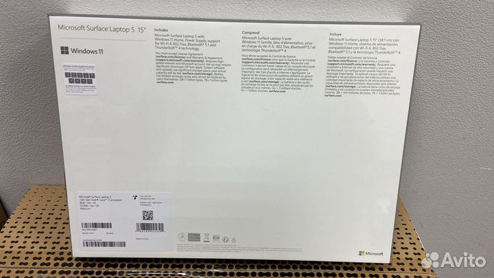 Ноутбук micrisoft surface laptop 5 8/512gb
