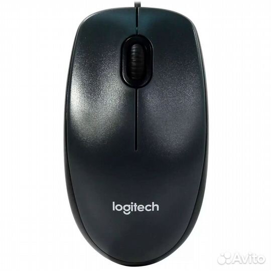 Мышь logitech M100 OPT USB черная