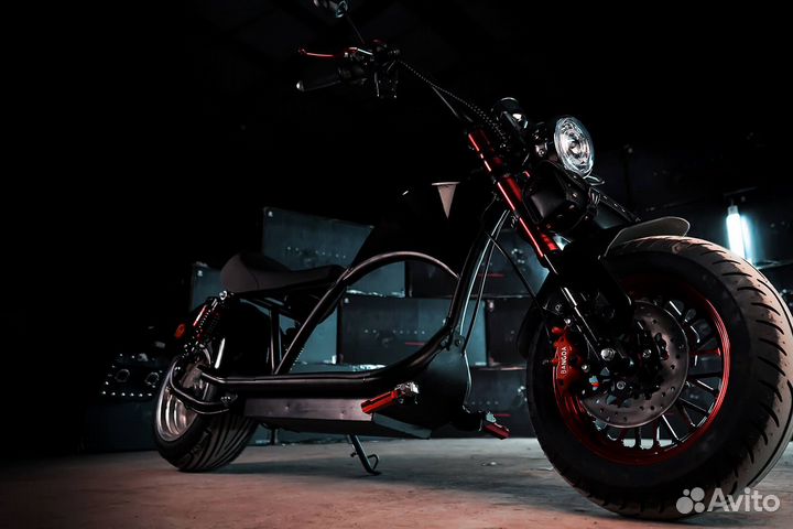 Электроскутер Citycoco WS Wild Wheel 3950W Black