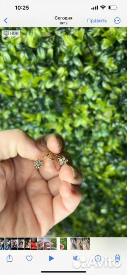 Золотые серги для девочки