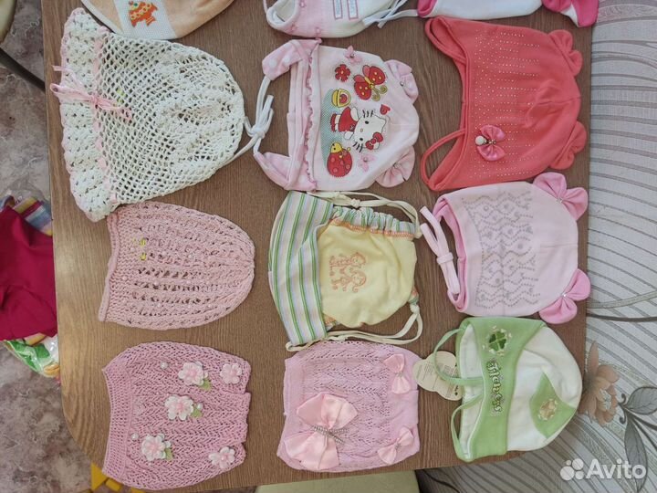 Новые шапочки для девочек и мальчиков