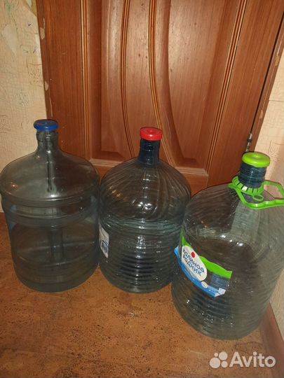 Бутылки 19л пэт 1 и pc 7