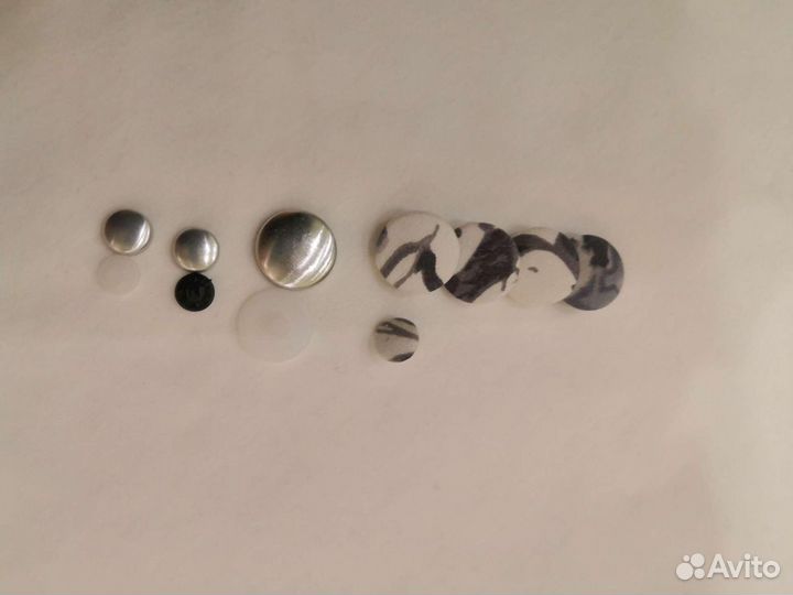 Основа для обтяжки пуговиц (обяжные пуговицы)