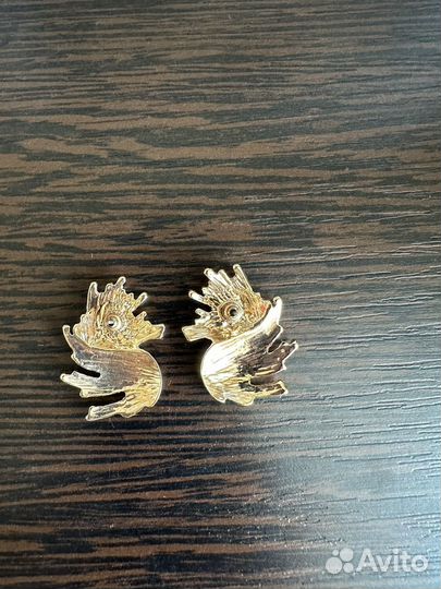 Серьги праздничные винтаж