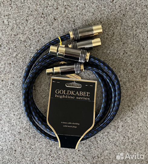 GoldKabel Highline XLR 0100 (stereo) 1 m