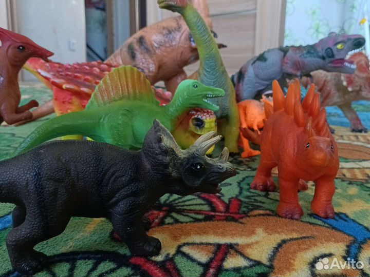 Динозавр, динозавры мягкие, резиновые, рюкзак