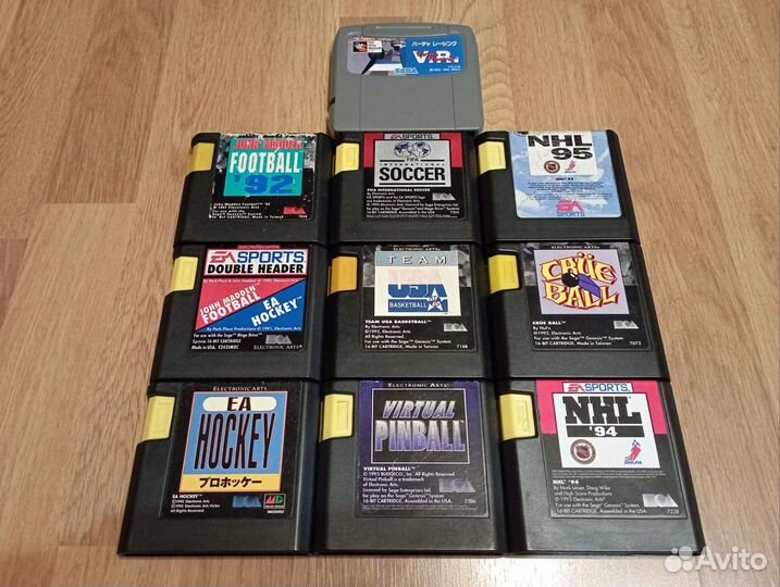 Катриджи sega лицензия