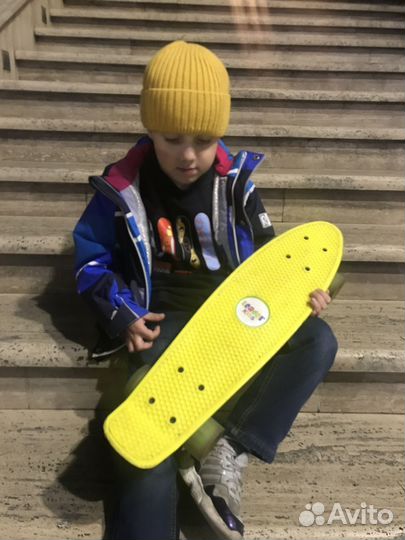 Пенни борд скейтборд целый все работает
