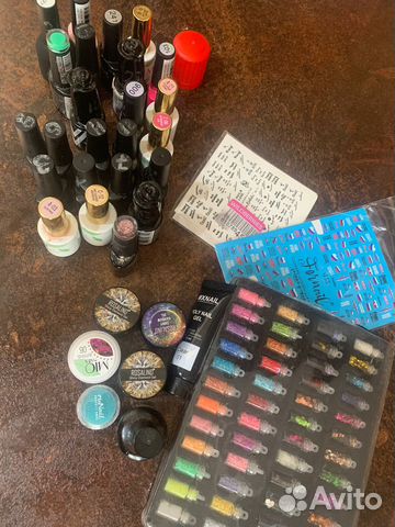 Набор гель лаков бу