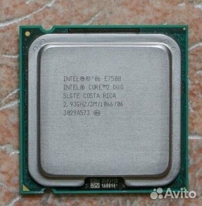 Процессоры Intel E3400, E7500