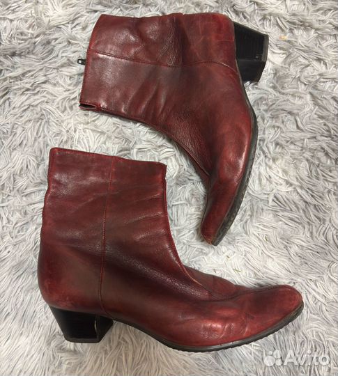Полусапоги chester england кожа бургунди