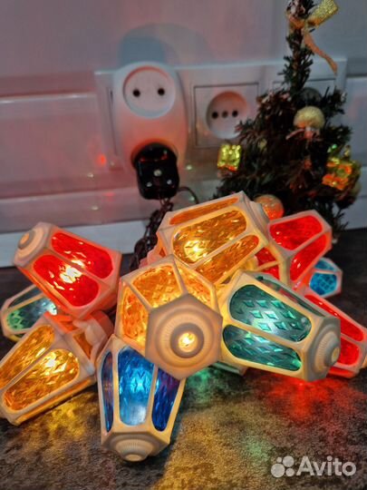 Елочная гирлянда СССР Свияга