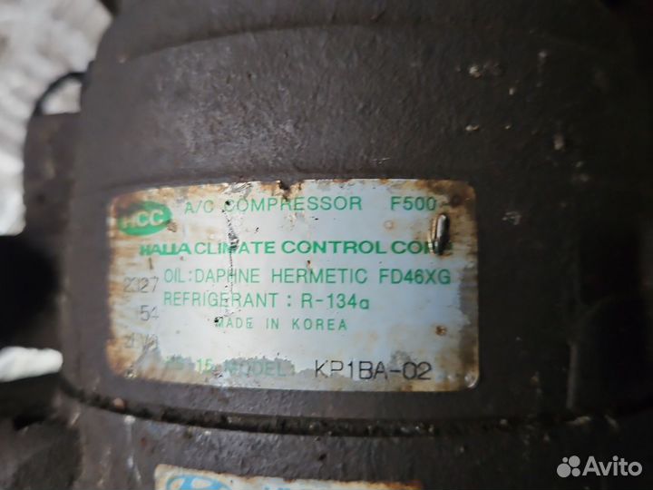 Компрессор кондиционера Хендай Гетц 1.3л G4EA
