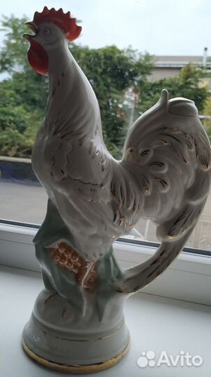 Большой петух на кукурузе. СССР. Городница