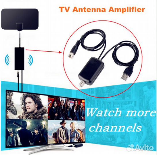 Цифровая комнатная тв антенна