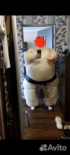 Надувной костюм сумоист