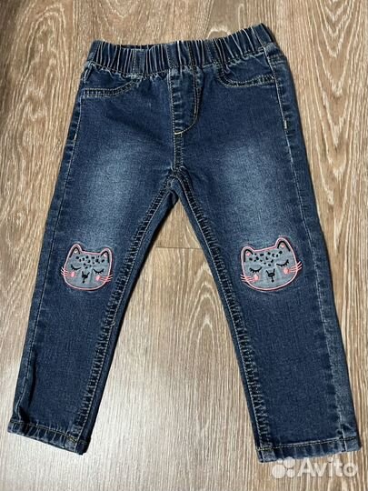 Штаны и джинсы для девочки 86 размер