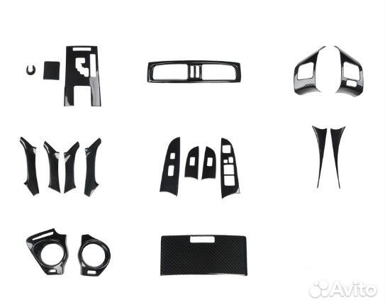 Карбоновый пластик накладки салона lexus is 250