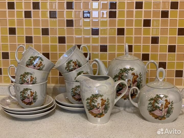 Чайный сервиз фарфор СССР