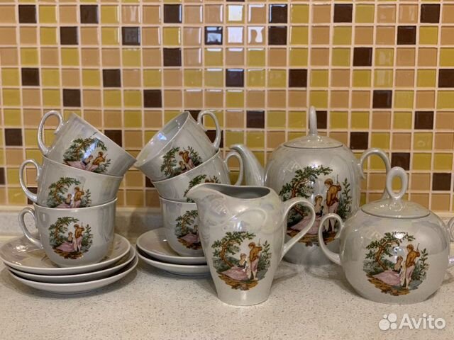 Чайный сервиз фарфор СССР