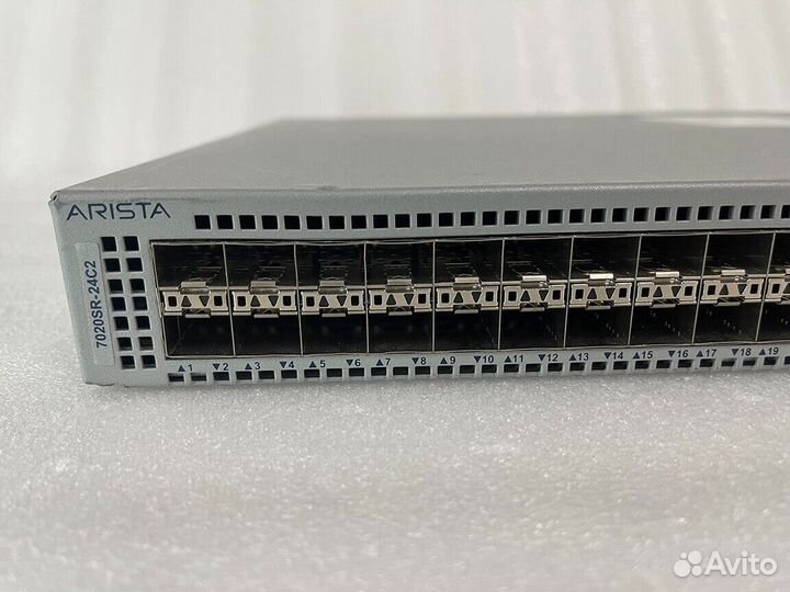 Arista DCS-7020SR-24C2-F 7020SR 24x 10G SFP+ & 2x 100G qsfp28 Ports Switch 2x AC