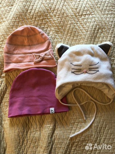 Шапки для девочки 1-2 года