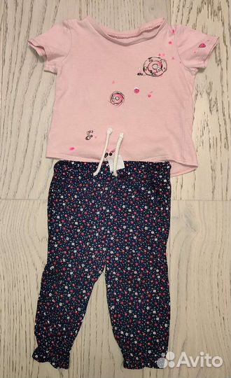 Вещи пакетом на девочку 80 см