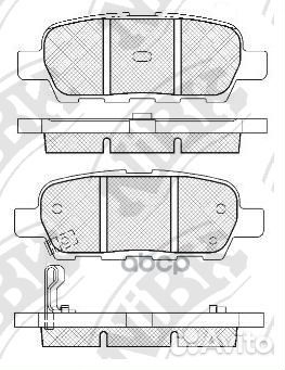 Колодки тормозные nissan