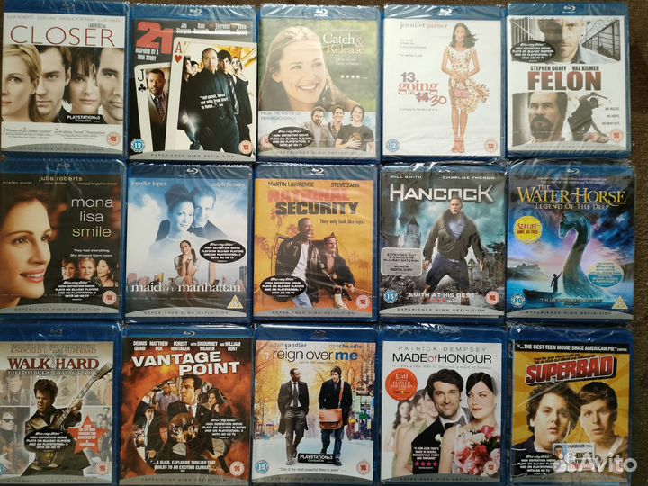 Музыка и фильмы на блю - рей (Blu - ray), DVD, VHS
