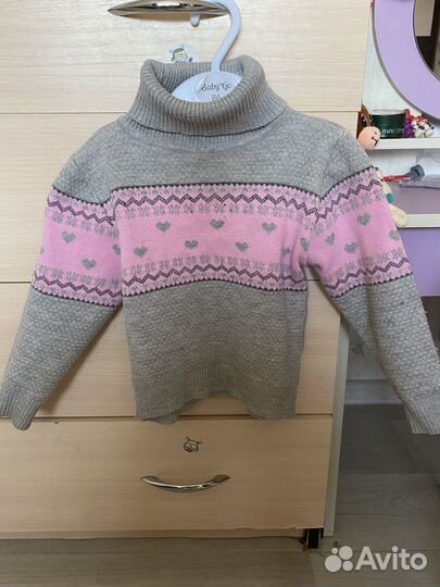 Водолозка для девочки