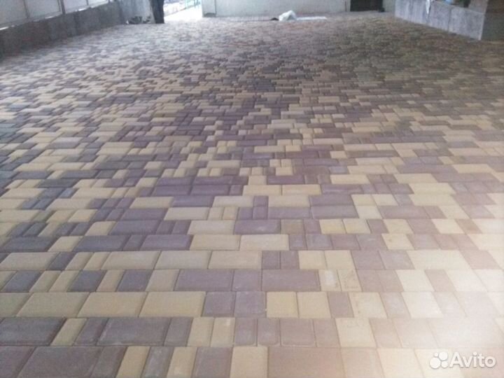 Укладка тротуарной плитки