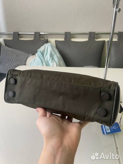 Prada handbag green/beige