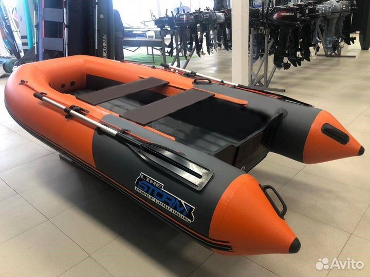 Лодка пвх Stormline Classic Air 315 красно-черная