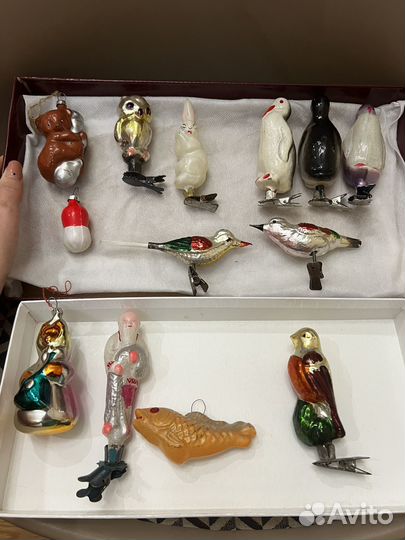 Елочные игрушки СССР