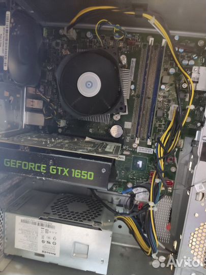 Игровой пк с монитором,клавиатурой,мышкой,наушники