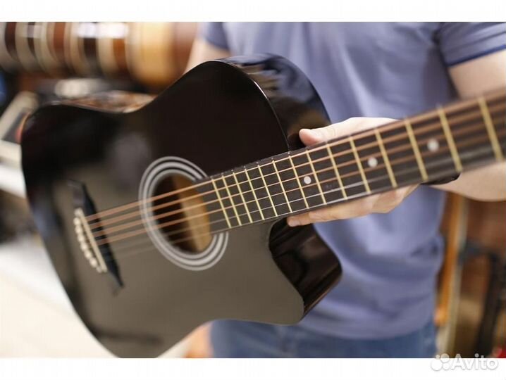 Belucci BC3810 BK черная акустическая гитара