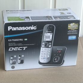 Телефон беспроводной Panasonic KX-TG6821RUB