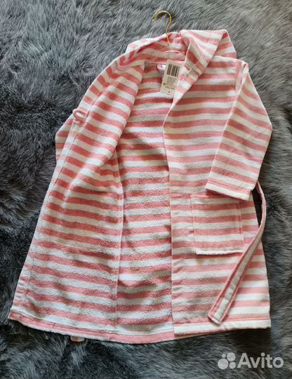 Банный халат для девочки р. 110-116