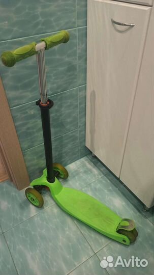 Самокат детский трехколесный бу