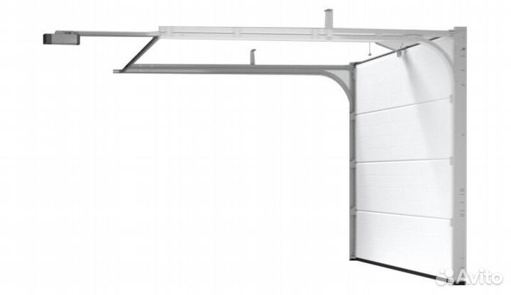 Автоматические секционные гаражные ворота Herman (Херман) 2.75*2.124