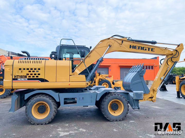 Колёсный экскаватор HENGTE HT160W, 2023