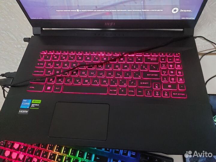 17,3 игровой ноутбук RTX 3050, i5 11, 8гб, ssd512