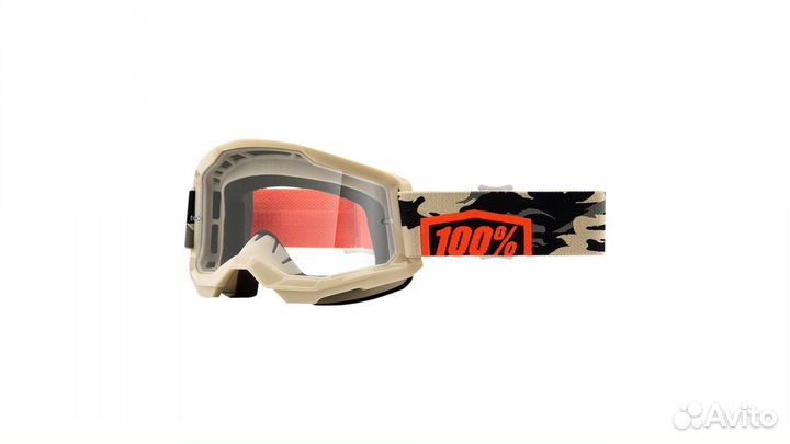 Очки 100 Strata 2 Goggle Kombat / Clear Lens