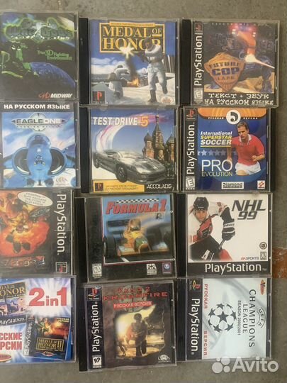 Диски на sony playstation 1