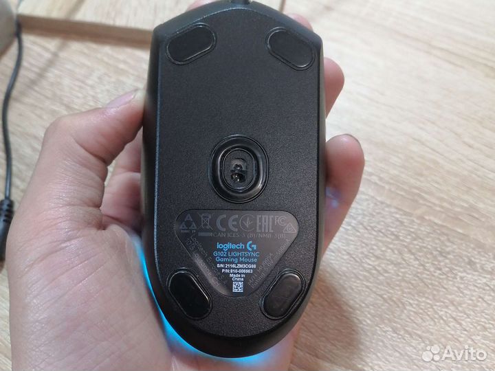 Игровая мышь logitech g102