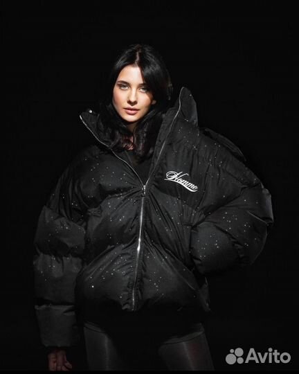 Пуховик dianond puffer black.hommeplusless
